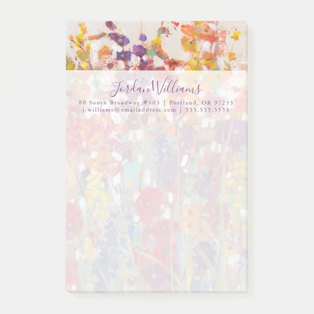 Post-it® Variété de fleurs (Devant)