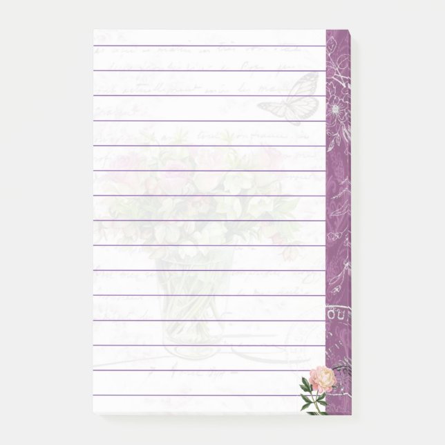 Post-it® Vase floral (Devant)