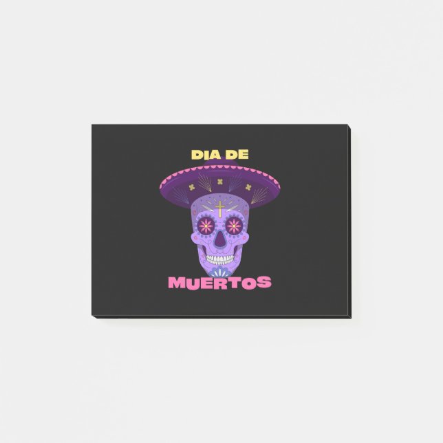 Post-it® Vector dia de los muertos - jour des morts (Devant)