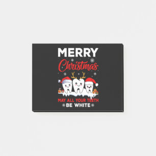 Post-it® Vector joyeux noël peut toutes vos dents être blan