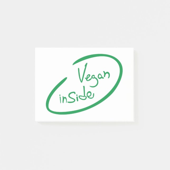 Post-it® Vegan à l'intérieur (Devant)