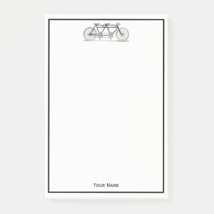 Post-it® Vélo vintage Conçu Pour Deux / Vélo Tandem