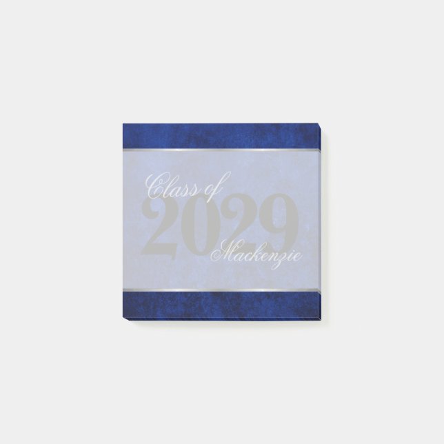 Post-it® Velvet Grad | Sapphire Blue Custom Keps (Devant)