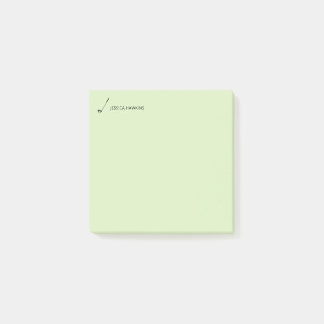 Post-it® Ventilateur de golf simple papeterie personnelle G (Devant)