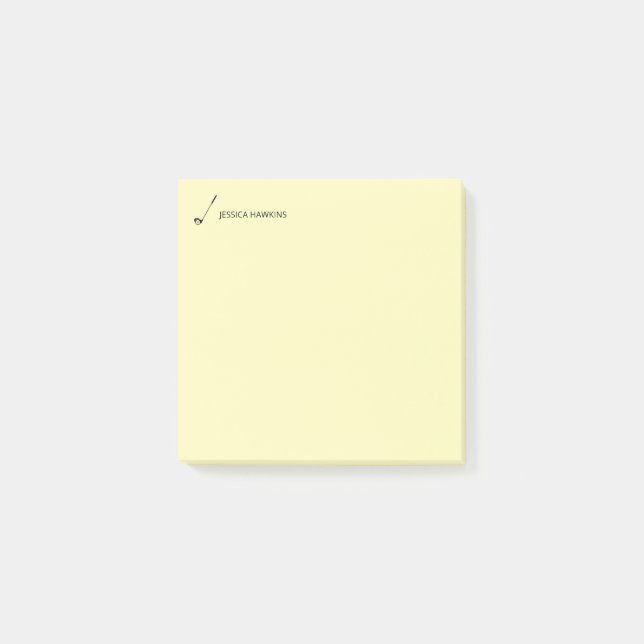 Post-it® Ventilateur de golf simple papeterie personnelle G (Devant)