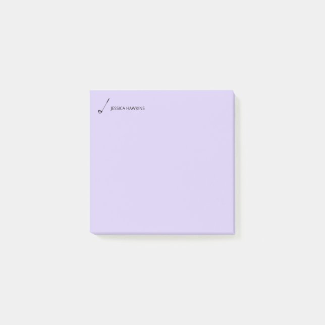 Post-it® Ventilateur de golf simple papeterie personnelle G (Devant)