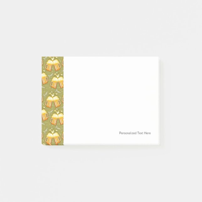 Post-it® Verres de motif de bière (Devant)