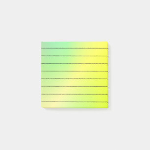 Post-it® Vert clair et jaune