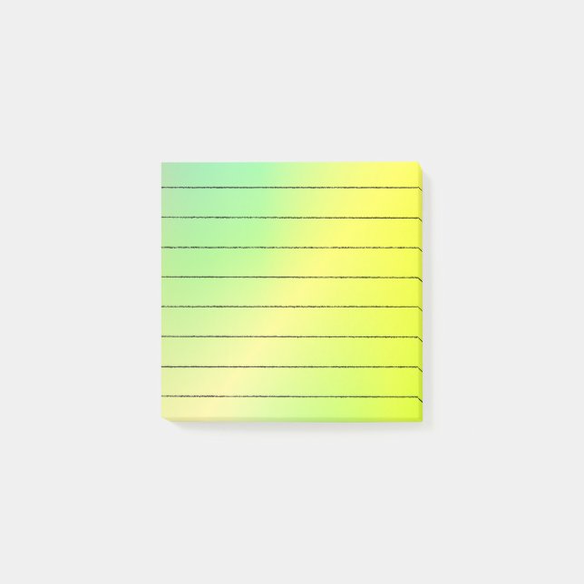 Post-it® Vert clair et jaune (Devant)