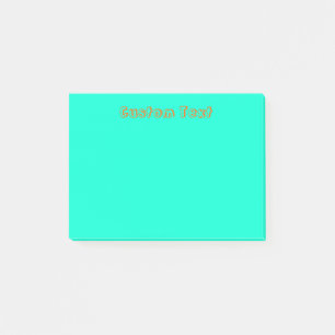 Post-it® Vert fait sur commande/bleu