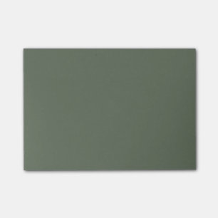 Post-it® Vert profond Lichen Exclusif une couleur