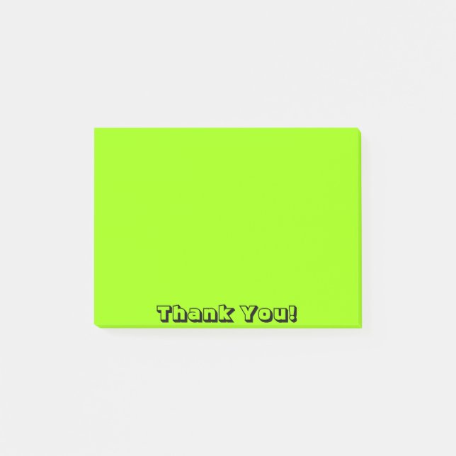Post-it® Vert reconnaissant (Devant)