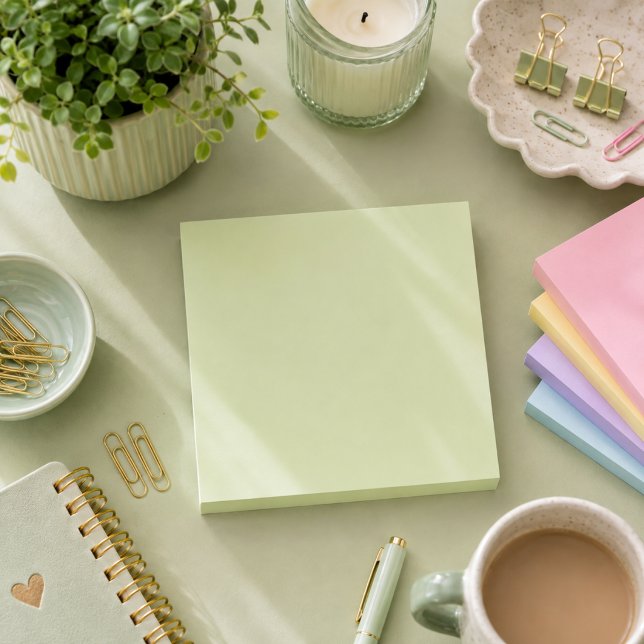 Post-it® Vert sauge doux uni  (Créateur téléchargé)