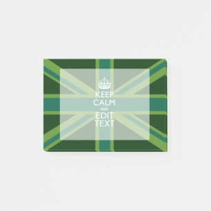 Post-it® Vert Turquoise Gardez Le Calme Et Ayez Votre Texte
