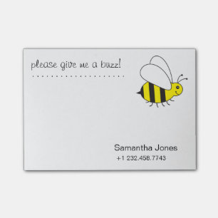 Post-it® Veuillez me donner un bourdonnement ! Mignon