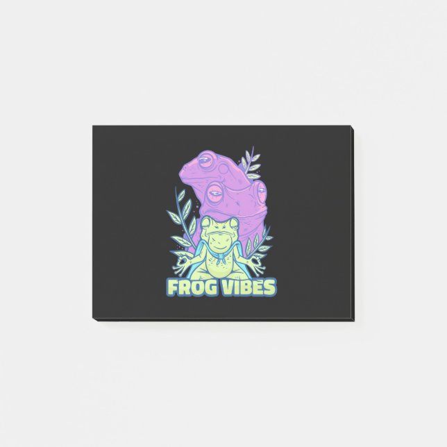 Post-it® Vibes de grenouille de yoga (Devant)