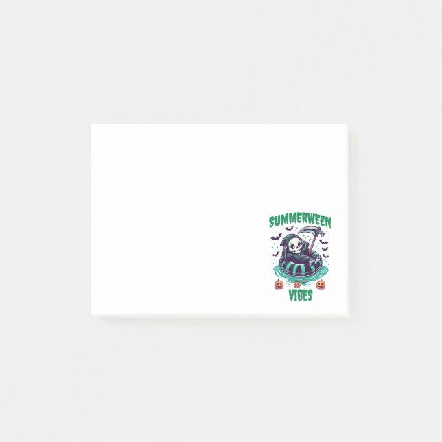 Post-it® Vibes de Summerween – Faucheur détendu (Devant)