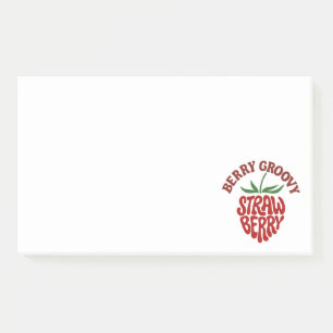 Post-it® Vibes les années 70 rétro fraise super