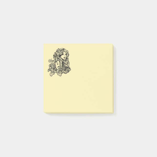 Post-it® Vierge Vierge Zodiaque Doré (Devant)