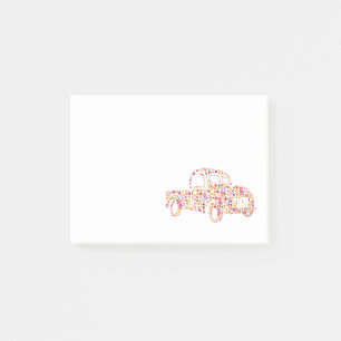 Post-it® Vieux Motif de camionnette