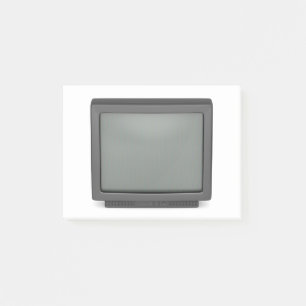 Post-it® Vieux Tv CRT, vue frontale