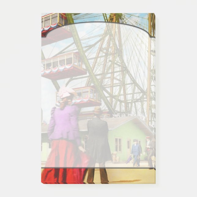 Post-it® Ville - Chicago, IL - La première grande roue 1893 (Devant)