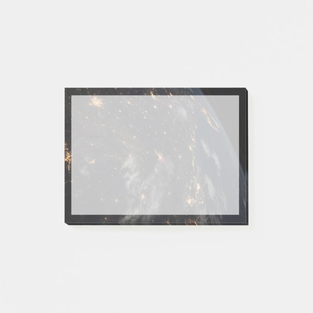 Post-it® Ville Lumière La Nuit Sur La Planète Terre (Devant)