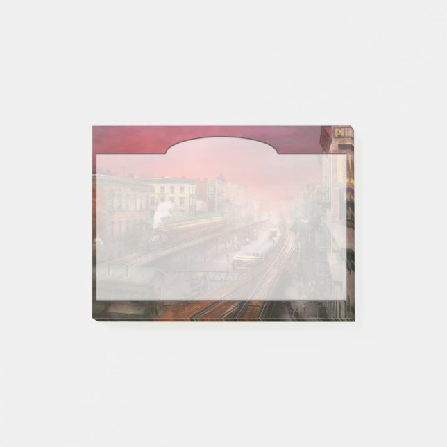 Post-it® Ville - NY - Trafic en heure de pointe - 1900 (Devant)