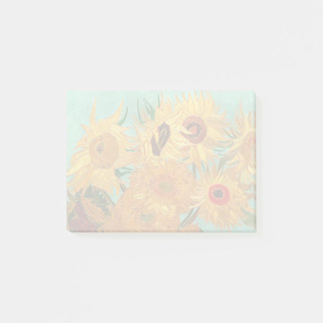 Post-it® Vincent Van Gogh Douze Tournesols Dans Un Vase (Devant)
