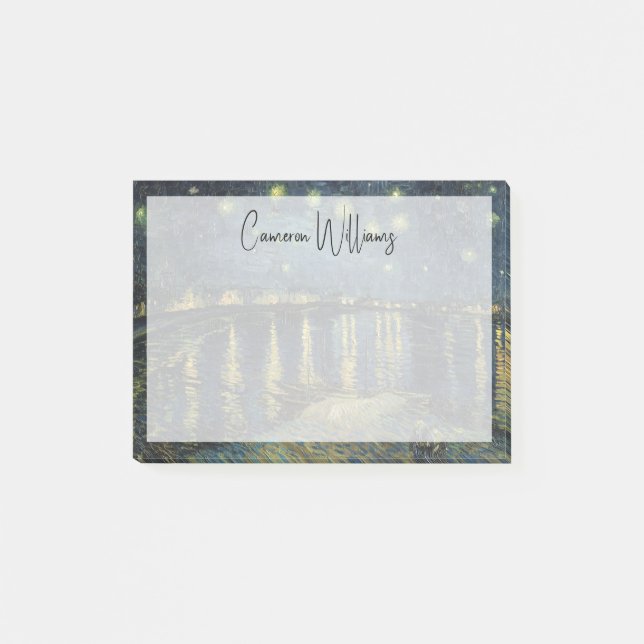 Post-it® Vincent van Gogh | Nuit étoilée sur le Rhône (Devant)