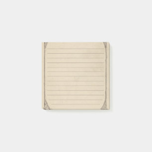 Post-it® Vintage Antique en détresse ligné 