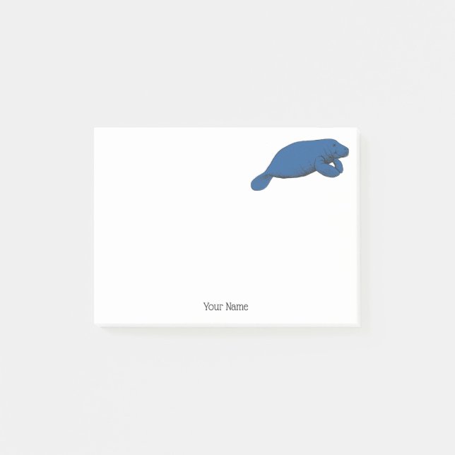 Post-it® Vintage Drawing Blue (Devant)