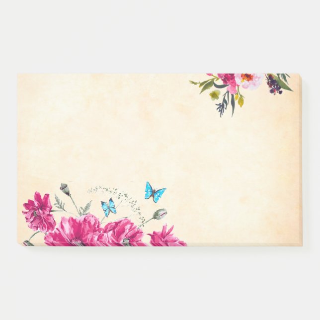 Post-it® Vintage floral (Devant)