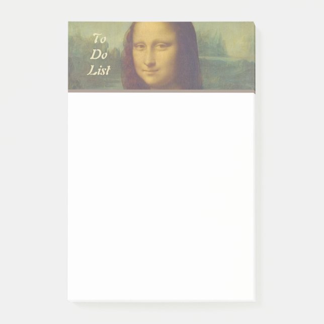 Post-it® Vintage Leonardo da Vinci Mona Lisa (Devant)