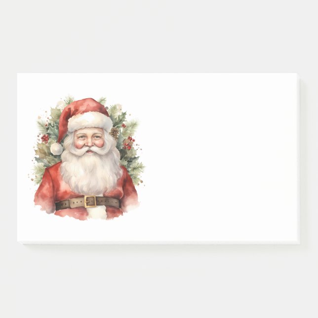 Post-it® Vintage Noël Père Noël Souriant (Devant)