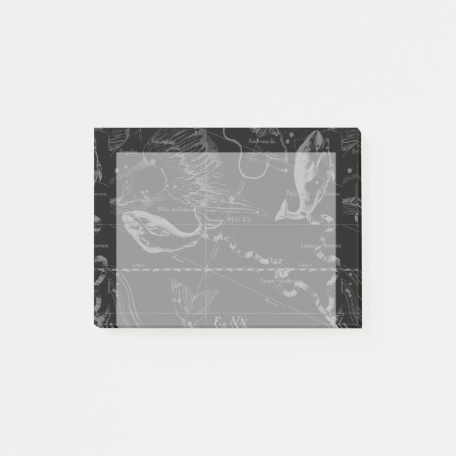 Post-it® Vintage Pisces Constellation Hevelius Engrèvement (Devant)