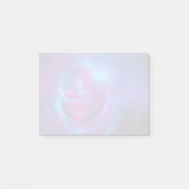 Post-it® Violet bleu et rose Cosmique Tourbillonnant fracta (Devant)