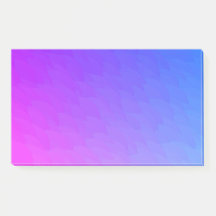 Violet bleu Ombre flamme Motif Jumbo Post It
