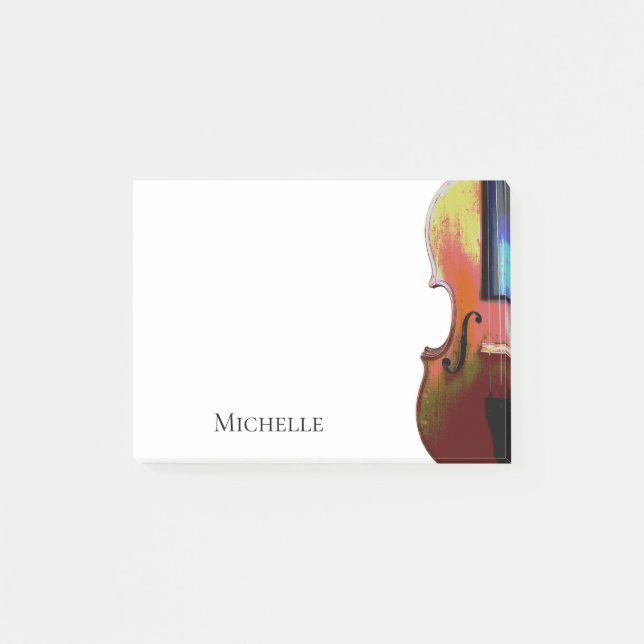 Post-it® Violon Fiddler Cute Music (Devant)