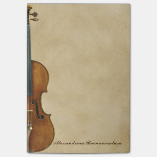 Post-it® Violon sur le nom personnalisable de sembler de