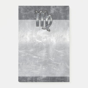 Post-it® Virgo Zodiac Sign dans Grunge Distressed Style Dec