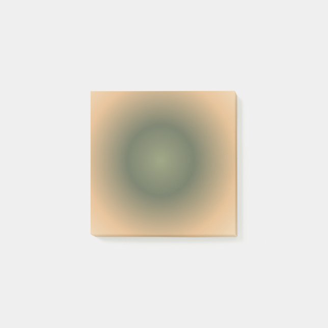 Post-it® Virgo Zodiac, Vert Brown Aura dégradé (Devant)