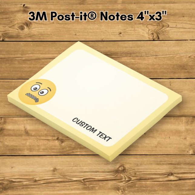 Post-it® Visage à Fermeture Éclair (Créateur téléchargé)