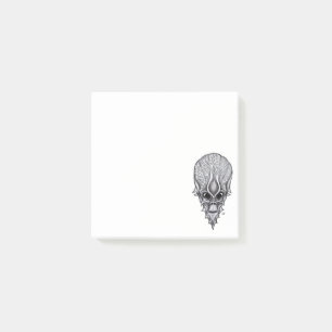 Post-it® Visage Alien, Reconstruction faciale du crâne afri