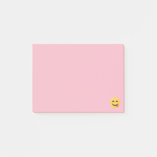 Post-it® Visage de sourire avec la langue Emoji (Devant)