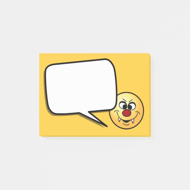 Post-it® Visage Grumpey de vampire (Devant)
