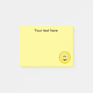 Post-it® Visage Jaune croisé personnalisé