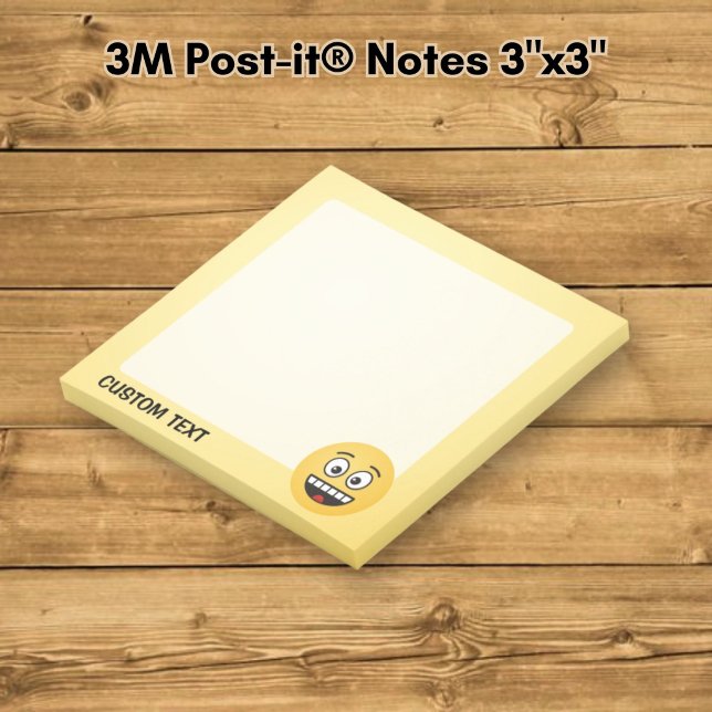 Post-it® Visage Souriant Avec Bouche Ouverte (Créateur téléchargé)