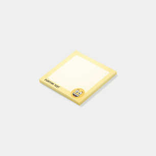 Post-it® Visage souriant avec bouche ouverte