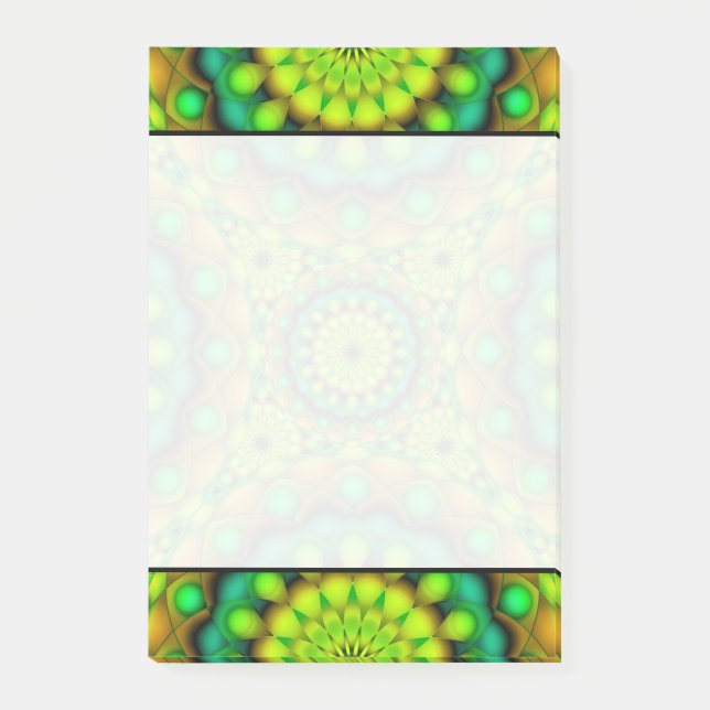 Post-it® Visions psychédéliques de mandala de notes (Devant)